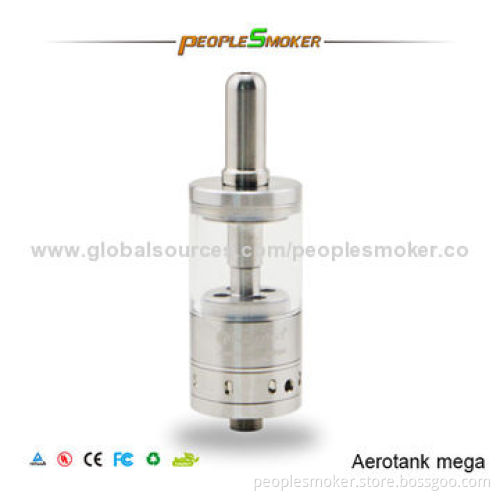 Aerotank Mega Clearomizers, Upgrade Dual-coil, Resistance of 2.0 Ohms, 3.8mL Large Capacity